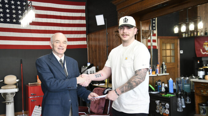 35-Barber donation.